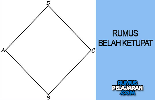 Materi Belah Ketupat Sifat Ciri Rumus Luas Keliling Contoh Soal